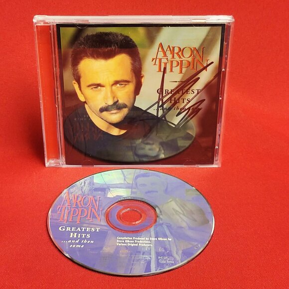 Aaron Tippin Greatest Hits and then one CD Signed 1997 - Picture 7 of 8